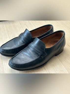 Allen Edmonds Bergamo Loafers in Black 10 D